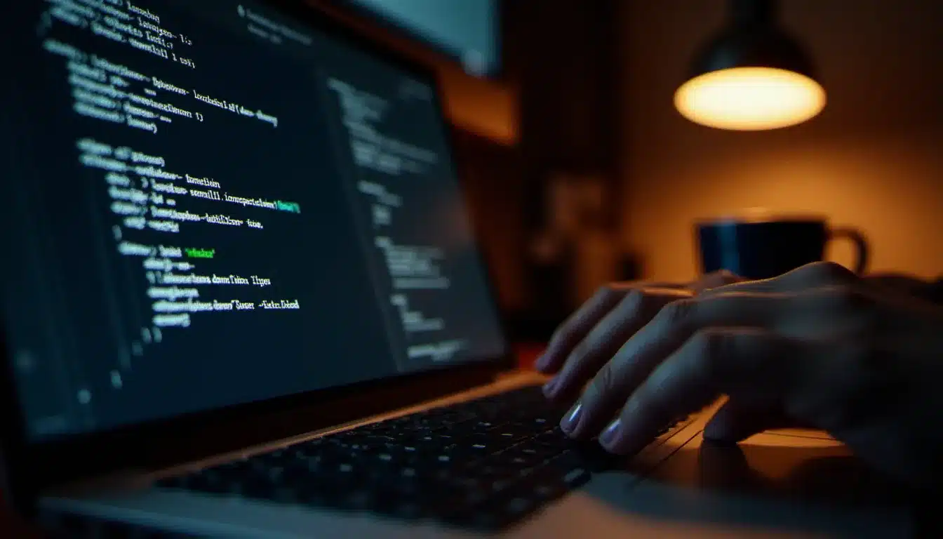 Développeur configurant les fichiers EFI et OpenCore dans un terminal pour installer mac os sur pc sur son ordinateur portable