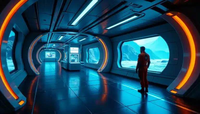 Interface d'un Tech Broker dans une station spatiale de Elite Dangerous, illustrant le déverrouillage de technologies avancées pour un commandant