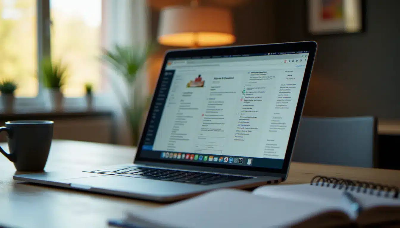 Écran d'ordinateur affichant plusieurs outils de collaboration ouverts en parallèle, représentant l'évaluation méthodique de tech avis avant de choisir un stack hackathon