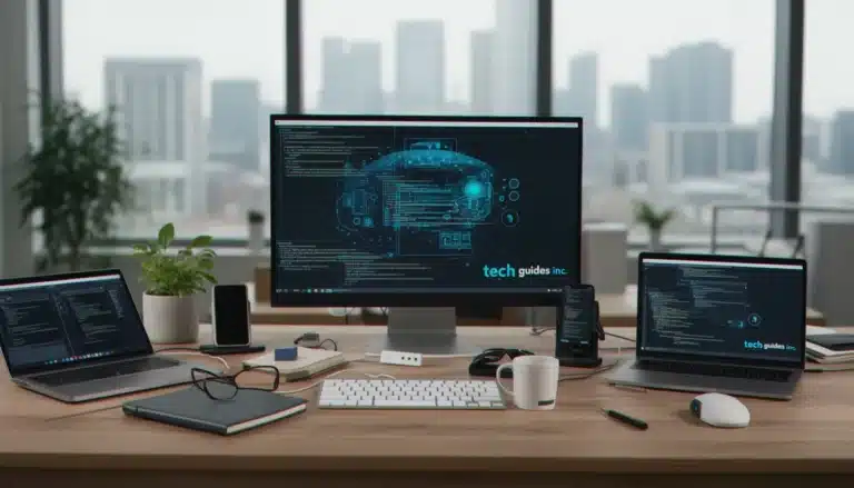 Illustration de tech guides inc