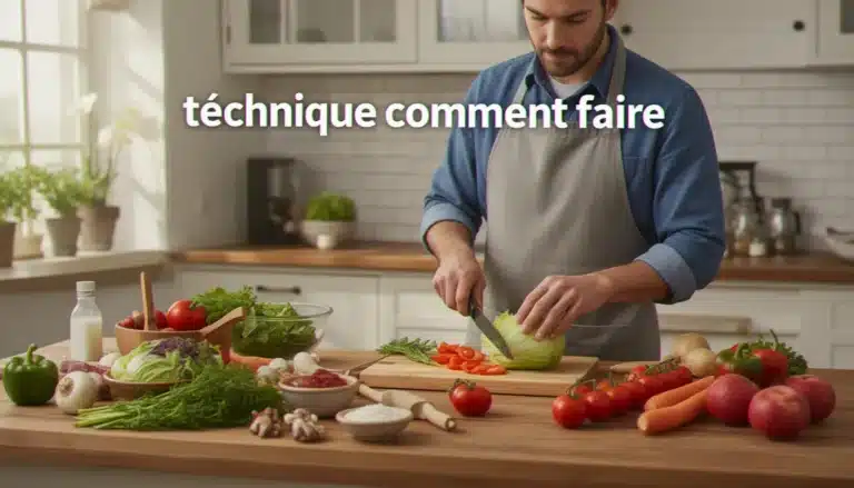 Illustration de technique comment faire