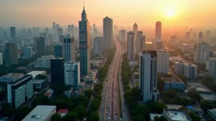 Vue aérienne du quartier tech d'Andheri Est à Mumbai, illustrant la densité urbaine et les bureaux du hub tech guide Andheri