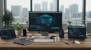 Illustration de tech guides inc