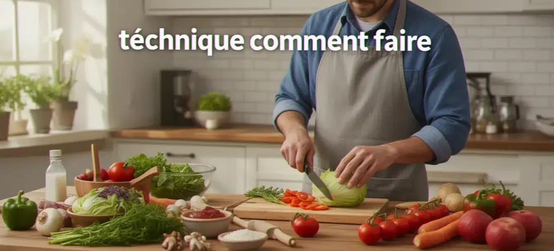 Illustration de technique comment faire